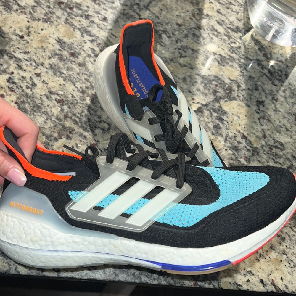 Men’s Tennis Athletic Shoe Adidas Prime Blue